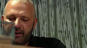 Come home early to mommy Sharon White's big tits pov taboo