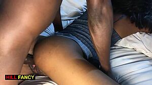 Sweet Black Student Barely Handles Massive Cock Raw Adventure