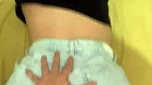 Amateur Fat Big Ass Girl Fucked Anal Bent Over Shorts On