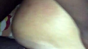 Naija pussy creampied bent over my huge monster cock