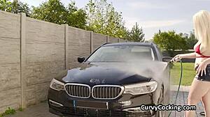 My busty bikini gf wants dick after soapy wash ugh