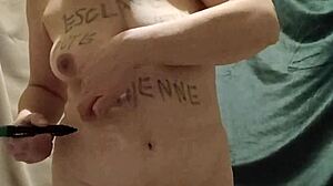 What if chained french maid's handcuffed solo session with belt uro and dildo hides more?