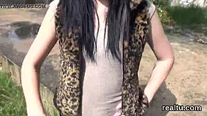 suggestive mall seduction strips adorable czech teen nympho for hardcore pov pounding