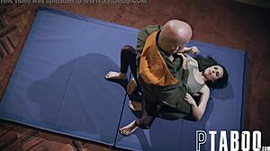 Casey Calvert, bet lost to stuntman—ready to lick his ass and take hardcore anal?