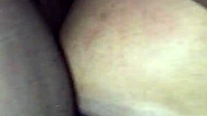 Naija pussy creampied bent over my huge monster cock