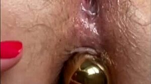 Milf anal masturbation gapes huge asshole squirts dirty talk