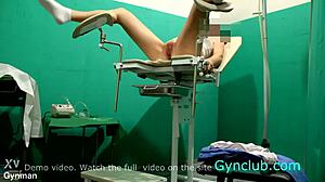 ukrainian gyno exam turns bondage hospital fetish into bound submission ordeal
