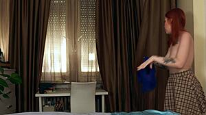 Step Mom Shares Bed With Step Son For Naughty Night Fuck!