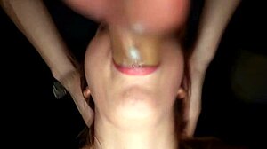 damn that big dick destroyed her tight throat and unloaded balls right down 😩💦🍆 gagging sloppy deepthroat cum swallow!! 