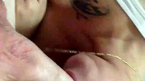 she's slurping on her boyfriend's thick cock like a total pro girlfriend sucking friend style