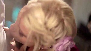 Beautiful German Blonde Maiden Secret Blowjob Cumshot Fun!