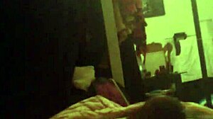 shemale strokes big black cock to explosive cumshot solo