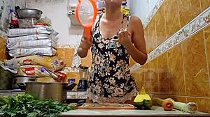 peruvian prostitute eats carrot top to bottom before big cock pounding surprise