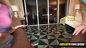 2 Pawgs Suck Viral BBC Anaconda in Interracial Frenzy