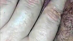 BBW Milf's Hairy Pussy Fisted Wet