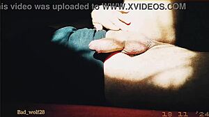 sunset handjob on huge cock by exotic bodybuilder