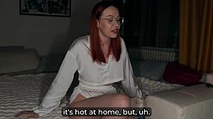 redhead aunt craves cock all night sleeping over