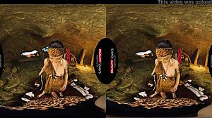 imagine deepthroating brunette in prehistoric cave pov ride