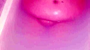 Chubby Milf Wife Moans Naked Pussy Fingering Close-Up In Steamy Bathtub Bliss