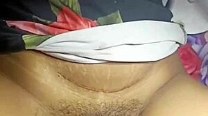 skinny latina fingers her tight vagina hard