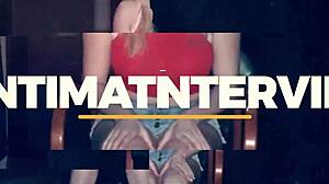 smokin hot blonde milf sucks cock at gloryhole sloppy deepthroat cumshot