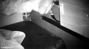 Gloryhole Tranny Takes Thick Cock Inside Cabin