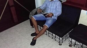 seducing my english teacher cuz roommate won't let me out... had to film it