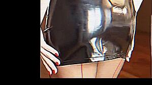 aesthetic girls hike skirts tease leather pussies up close