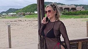 met this curvy beach slut tatiana alvarez, outdoor pounding by max betancur was wild! 🌴💦