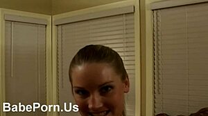 barely legal neighbor girl flaunts natural young breasts