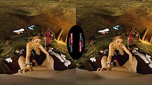 imagine deepthroating brunette in prehistoric cave pov ride