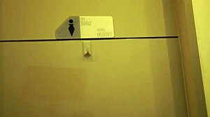 distracted busty mexican redhead sneaks into mens bathroom craving big cock shake