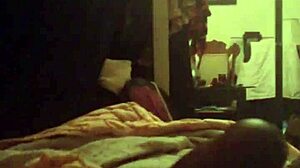 shemale strokes big black cock to explosive cumshot solo