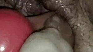 BBW Milf's Hairy Pussy Fisted Wet