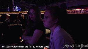 holiday in stockholm! 3-way lesbian glowstick pussy gaping party