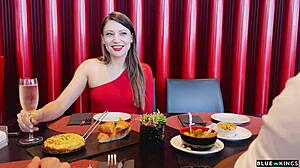 dinner flips wild interracial foursome talia mint deepthroat cum covered orgy