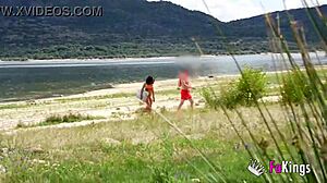 Voyeur catches luna black x on beach ready for public latina pounding by black cock in homemade quickie