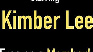 kimber lee cranks nasty machine for wild mouth-gaping orgasms