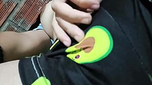 Colombian 18yo neighbor strips slow on video call for curvy fun