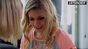 i crave rebecca volpetti emily cutie kinuski's lazy lesbian weekend romp