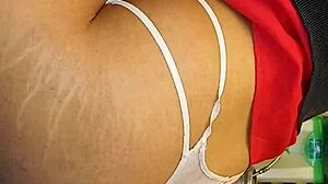 Kitchen closeup shemale anal after cock sucking surprise