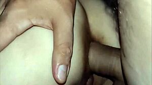 Intense pov doggy anal assfucking milf wife bent over close-up pounding her tight hole