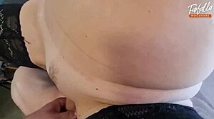 HORNY WIVES BLINDFOLDED FOR ROUGH THREESOME BENT OVER FACIAL CUMSHOTS!