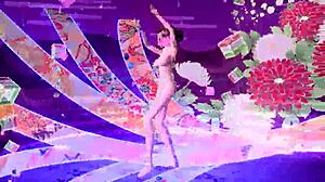 Meiko from Project Diva 39 full nude mod reveals massive tits big ass and goddess curves