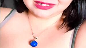 lily the bbw influencer teases her huge tits casually