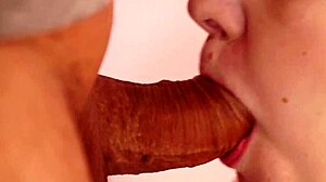 wanna see this juicy sloppy blowjob close-up end in creampie?