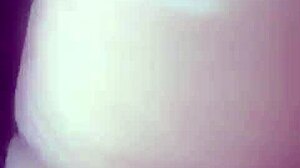 Teen Stretches Her Super Tight Pussy with Thick Dildo Toy