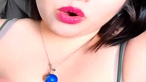 lily the bbw influencer teases her huge tits casually