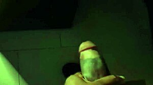 Teen solo strokes monster cock moaning wildly in hotel room