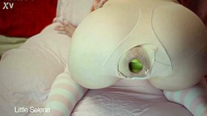 Hardcore Petite Milf Anal Fisting Gaping Asshole Toys Buttplug Bent Over Close-Up